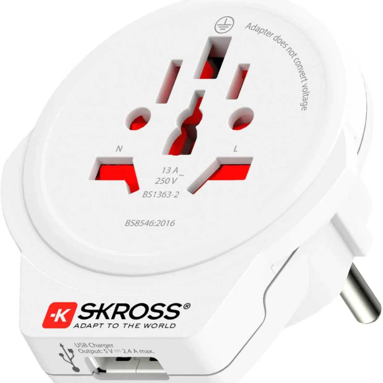 Matkailijan USB-adapteri Skross