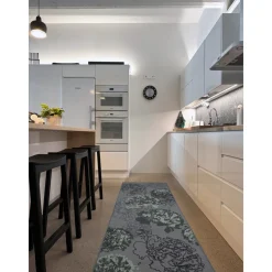 Matto Jysmä 80 x 250 cm Neilikat vihreä