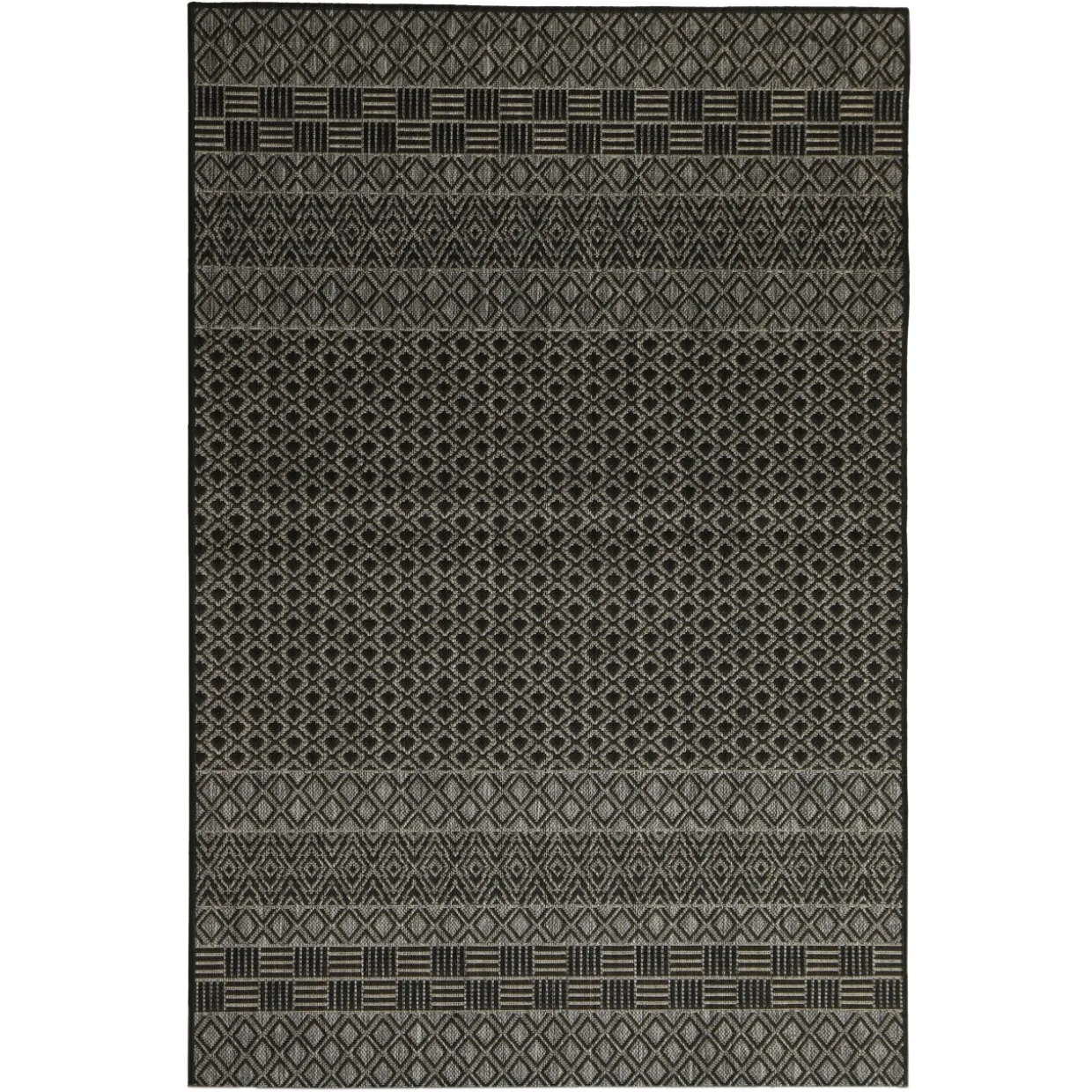 Matto Solina 160 x 230 cm Aldan musta