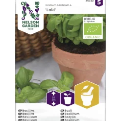 Maustebasilika siemen Nelson Garden Basic Loki Organic