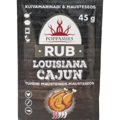Mausteseos Poppamies 45 g Rub Louisiana Cajun