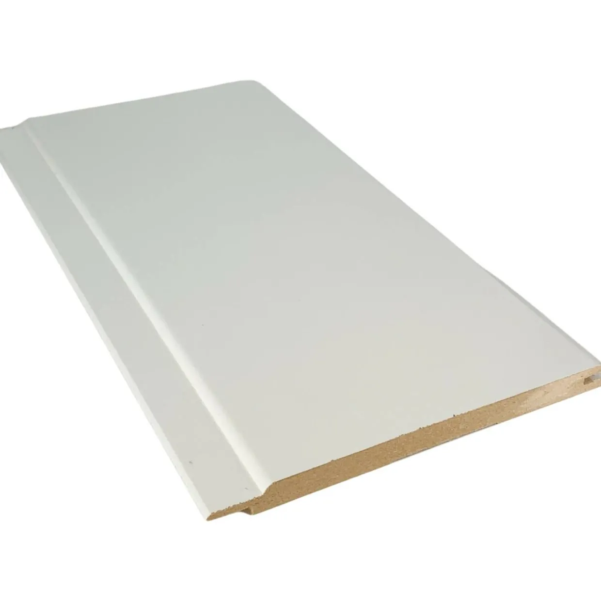 MDF-Paneeli STP 10x150x2080 Maalattu Valkoinen, Päätypontattu
