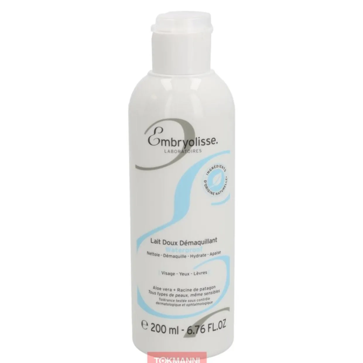 Meikinpoistoaine, Embryolisse 200 ml Gentle Waterproof Milky