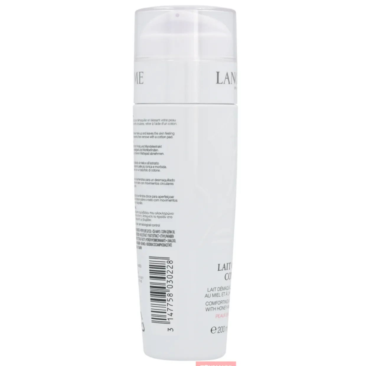 Meikinpoistoaine, Lancome 200 ml Galatee Confort With Honey & Sweet Almond Oil For Dry Skin