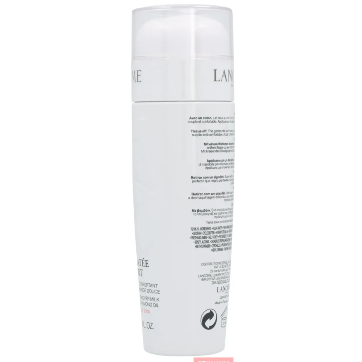 Meikinpoistoaine, Lancome 200 ml Galatee Confort With Honey & Sweet Almond Oil For Dry Skin