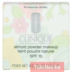Meikkipuuteri, Clinique 10 g Almost Powder Make-Up SPF15 #02 Neutral Fair