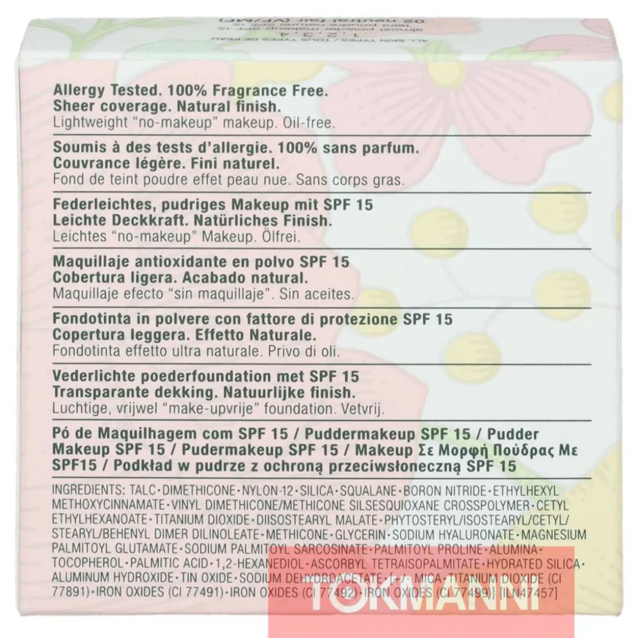 Meikkipuuteri, Clinique 10 g Almost Powder Make-Up SPF15 #02 Neutral Fair