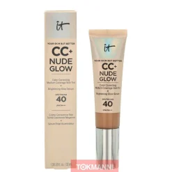 Meikkivoide, IT Cosmetics 32 ml CC+ Nude Glow Corrective Illuminating SPF40 Medium