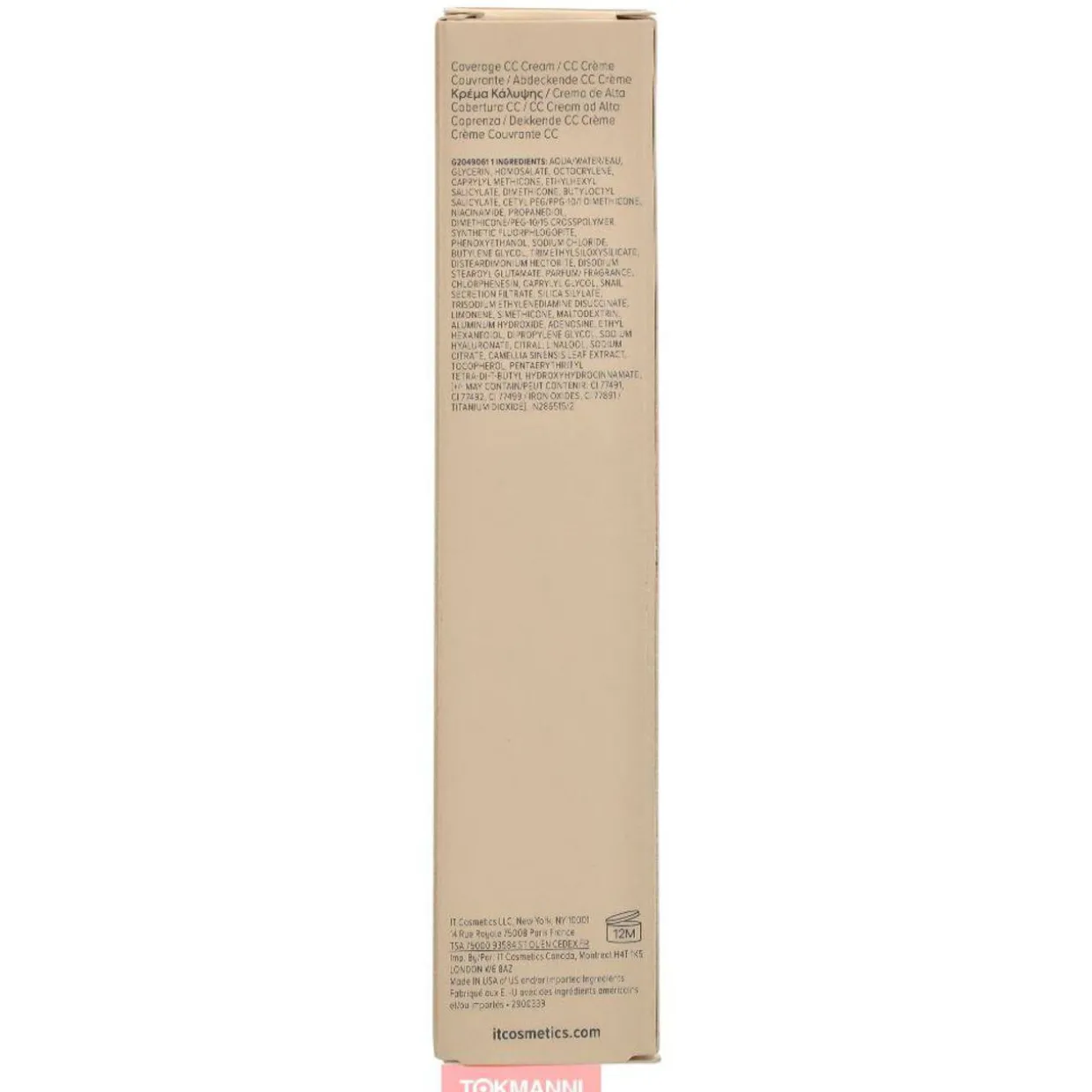 Meikkivoide, IT Cosmetics 32 ml CC+ Nude Glow Corrective Illuminating SPF40 Medium