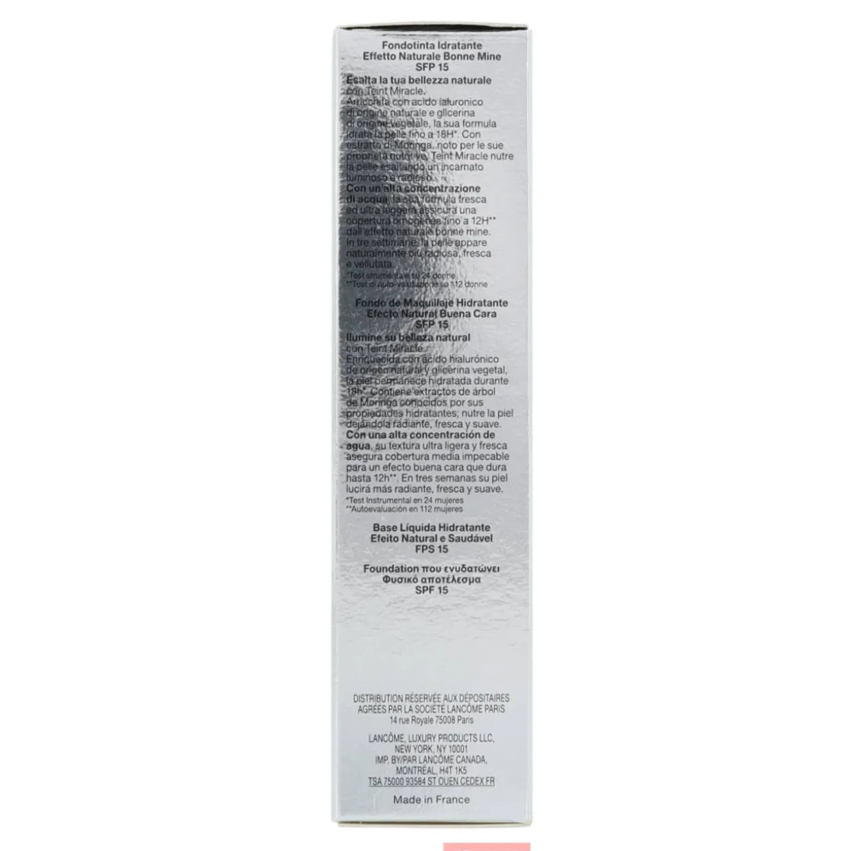 Meikkivoide, Lancome 30 ml Teint Miracle Hydrating SPF15 #02 Lys Rose