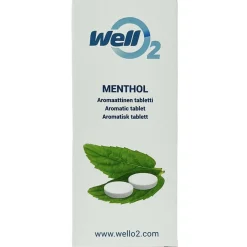 Mentolitabletti WellO2, 20 kpl