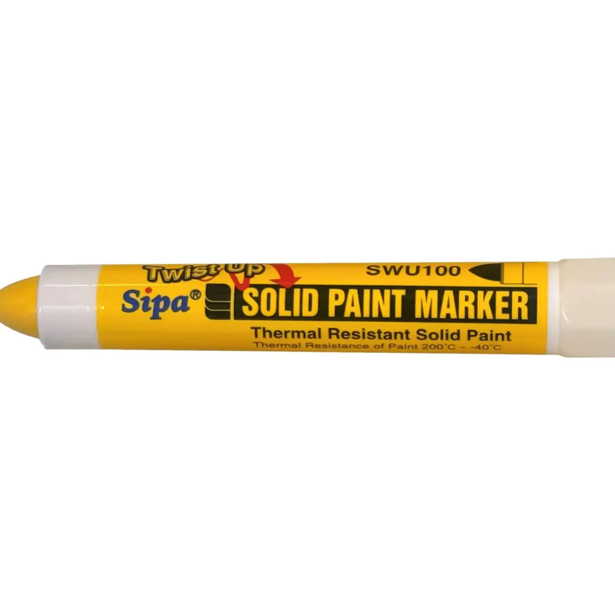 Merkintäkynä Sipa Twist Up Solid Marker keltainen