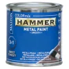 Metallimaali 250ml valkoinen sileä