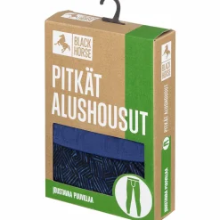 Miesten pitkät puuvillaiset alushousut Black Horse Admiral Blue