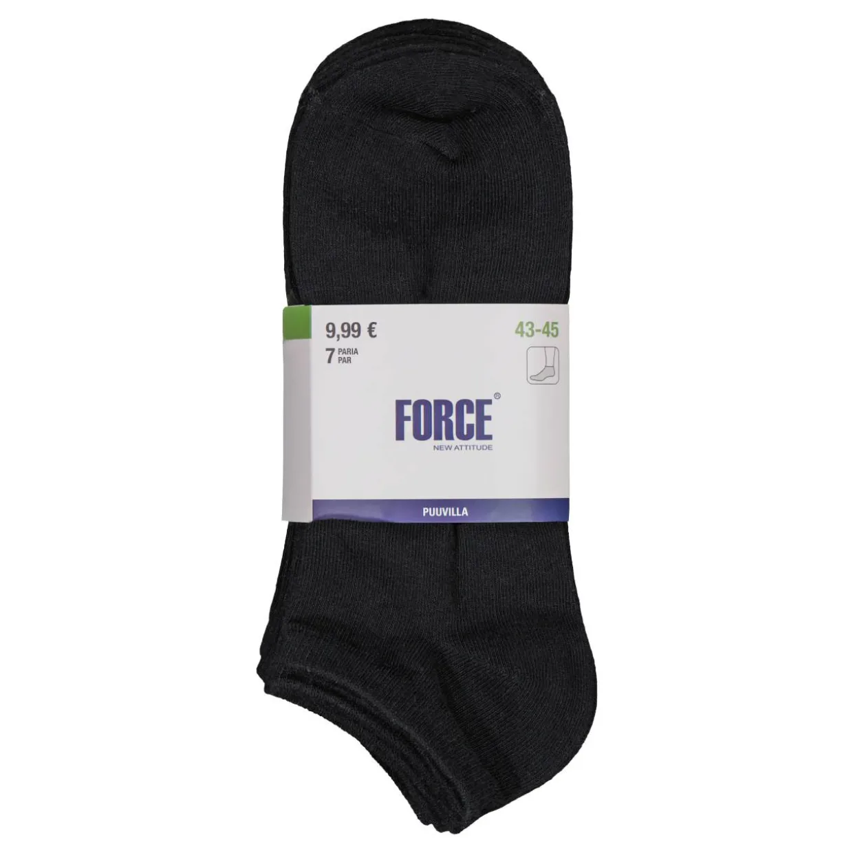 Miesten sneaker-sukat Force New Attitude 7 pr/pkt