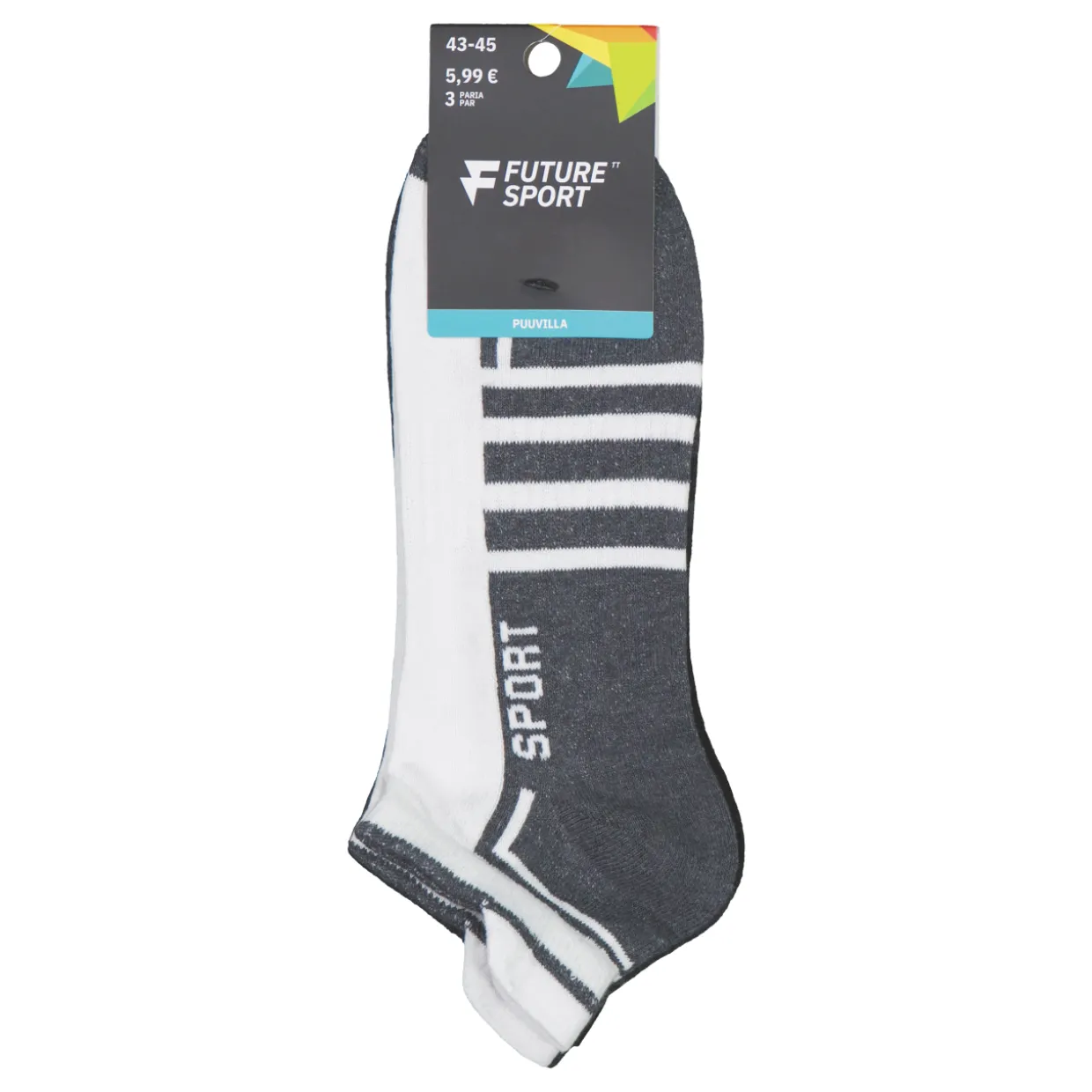 Miesten sneaker-sukat Future TT Sport 3 pr/pkt