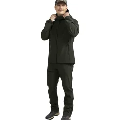 Miesten softshell-housut Vaeltaja Leva