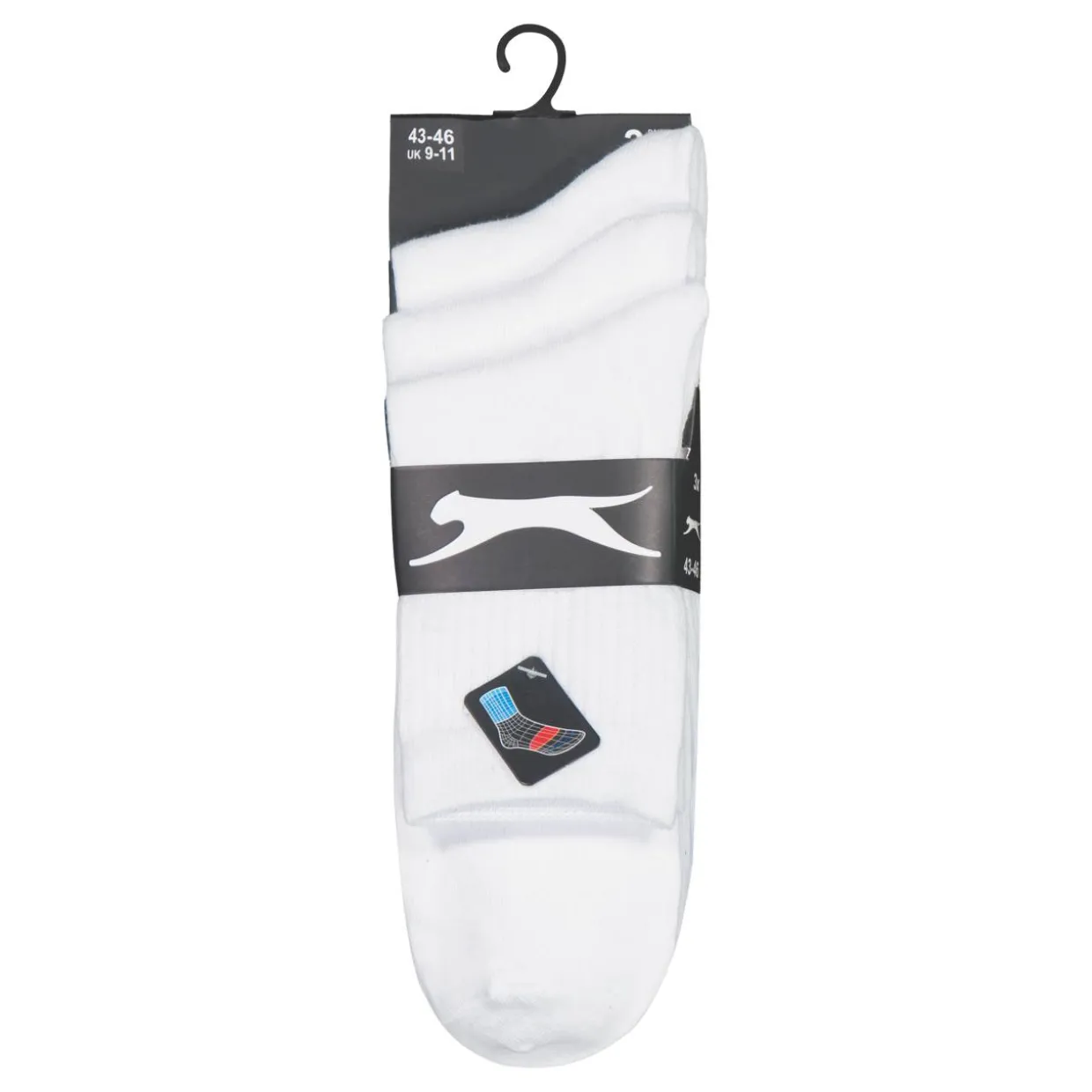 Miesten sukat Slazenger Fine Quarter 3 pr/pkt