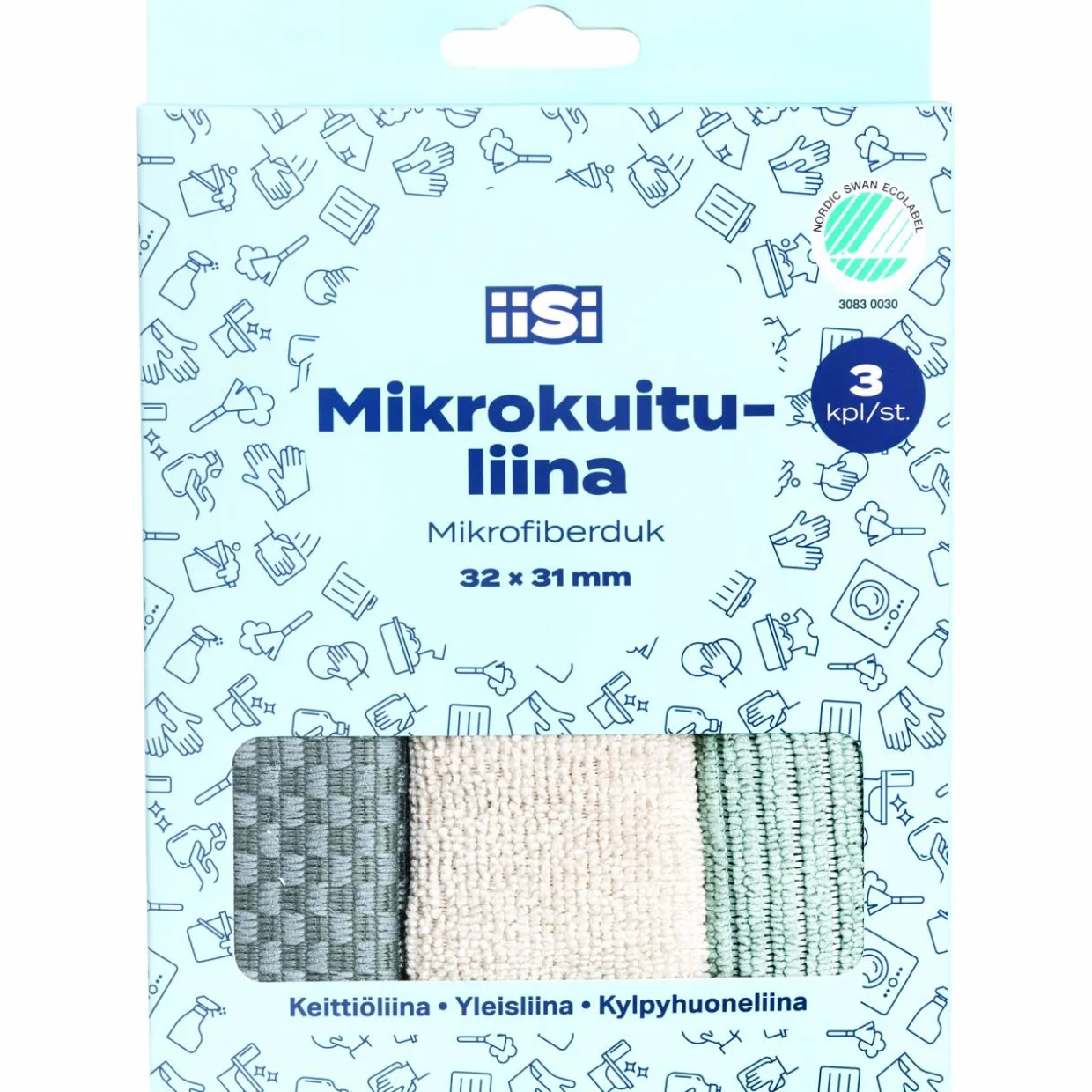 Mikrokuituliina Iisi 3 kpl
