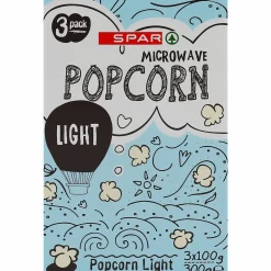 Mikropopcorn SPAR 3 x 100 g Light