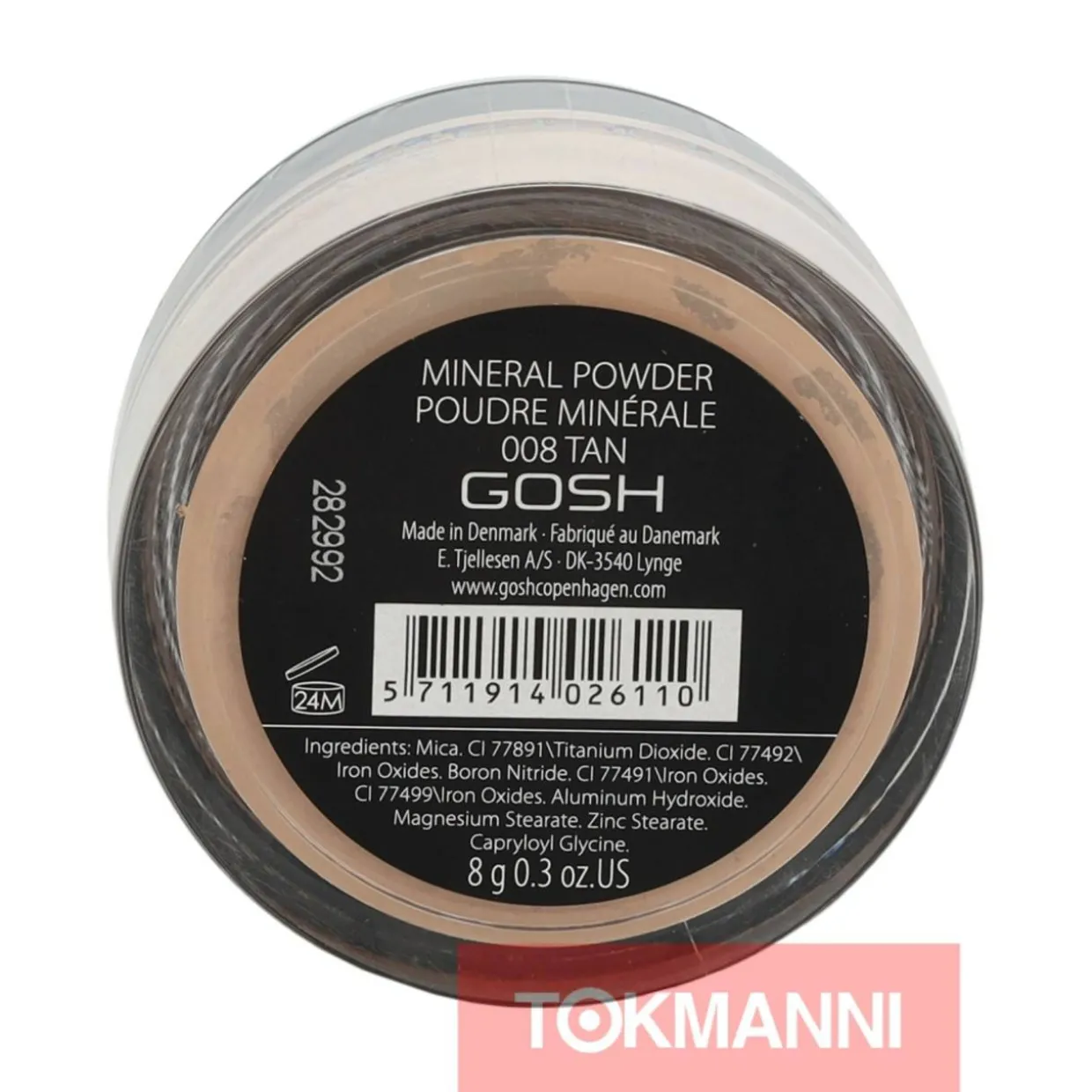 Mineraalipuuteri, Gosh 8 g #008 Tan