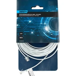 Modeemikaapeli Energy+ RJ11 uros - RJ11 uros 10 m