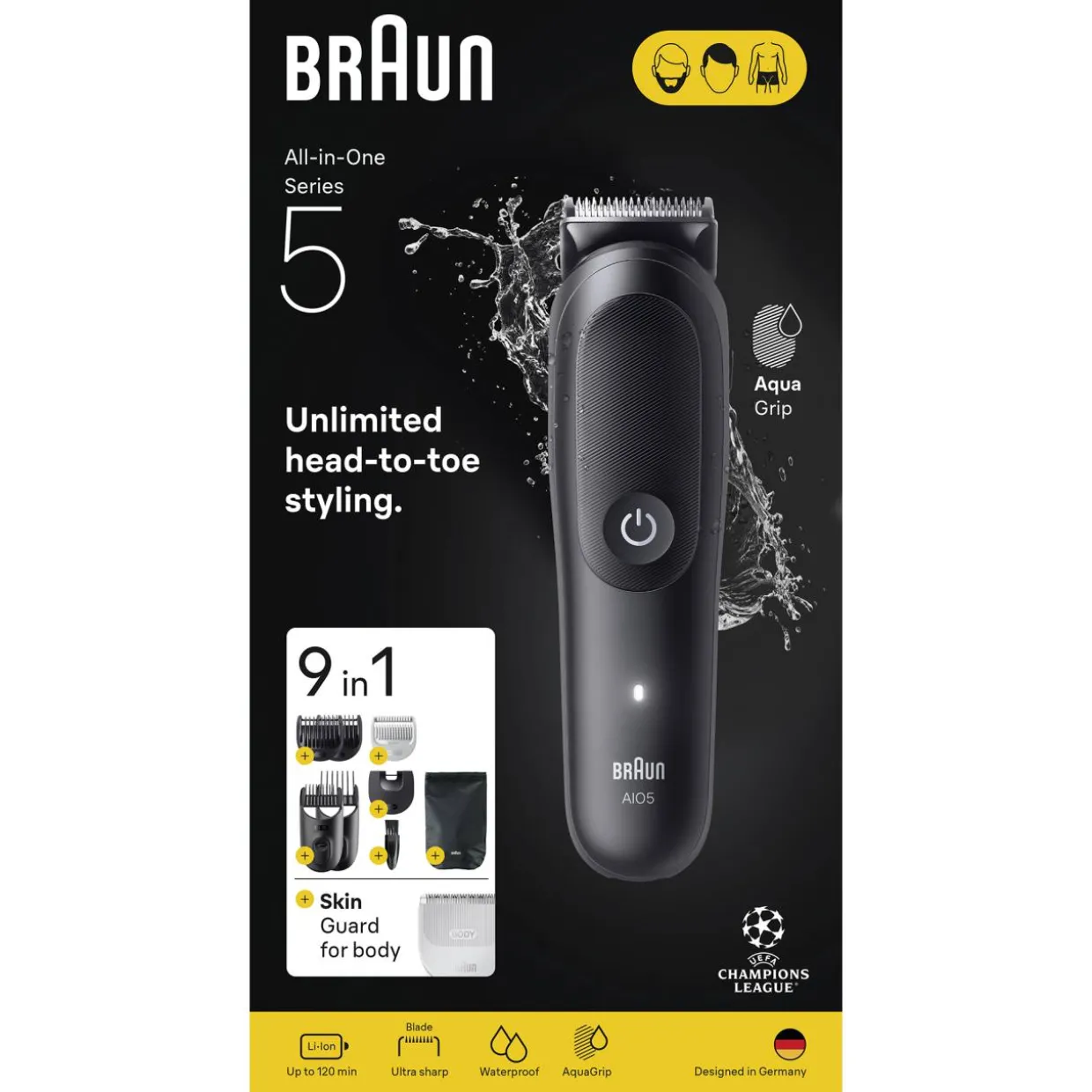 Monitoimitrimmeri Braun Series 5 AIO5540