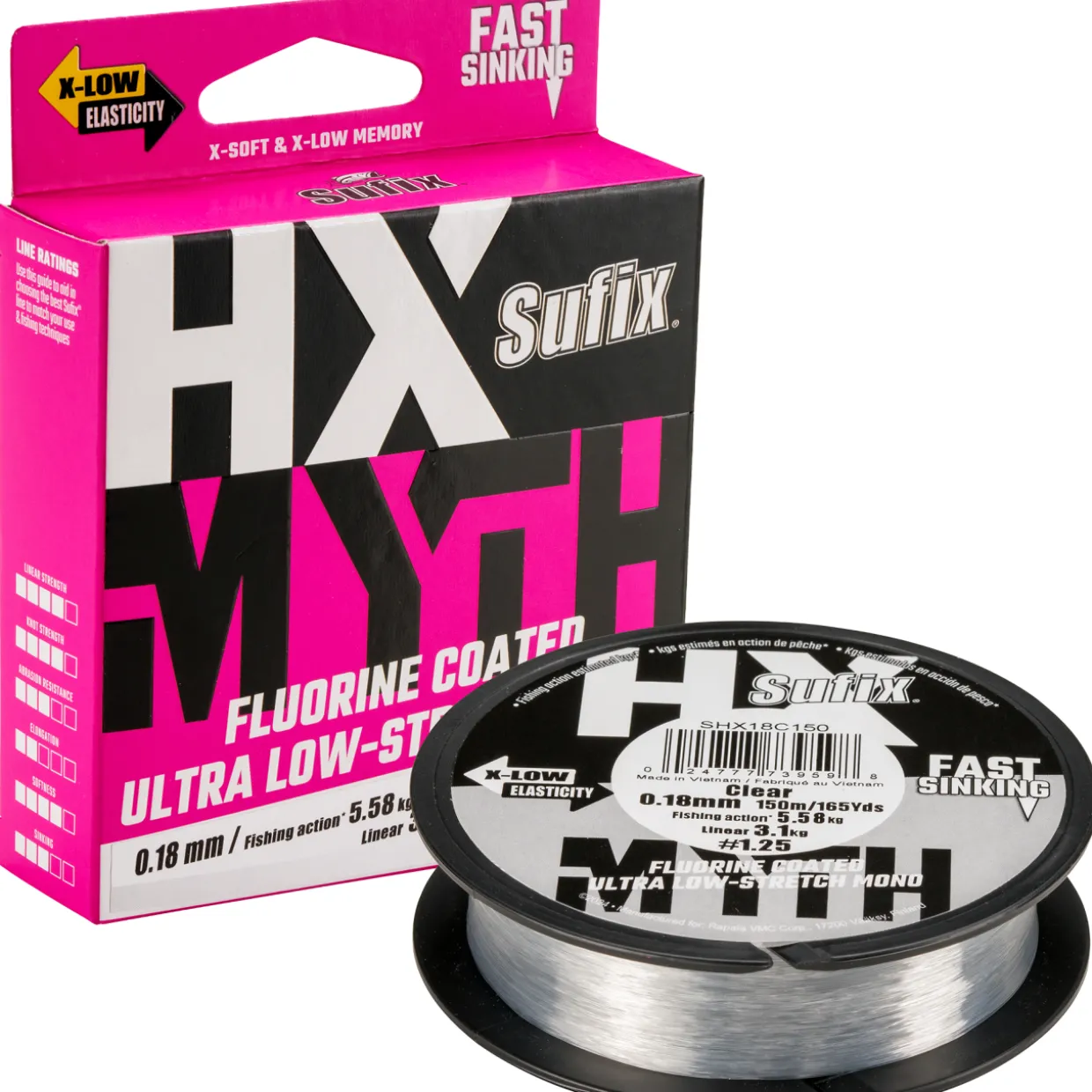 Monofiilisiima Sufix HX-MYTH, 150 m