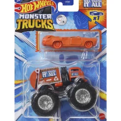 Monsterauto ja pikkuauto Hot Wheels