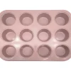 Muffinipelti Miny 12 kpl, vaaleanpunainen