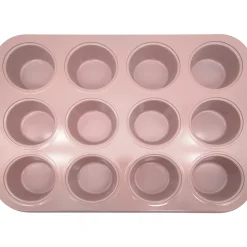 Muffinipelti Miny 12 kpl, vaaleanpunainen
