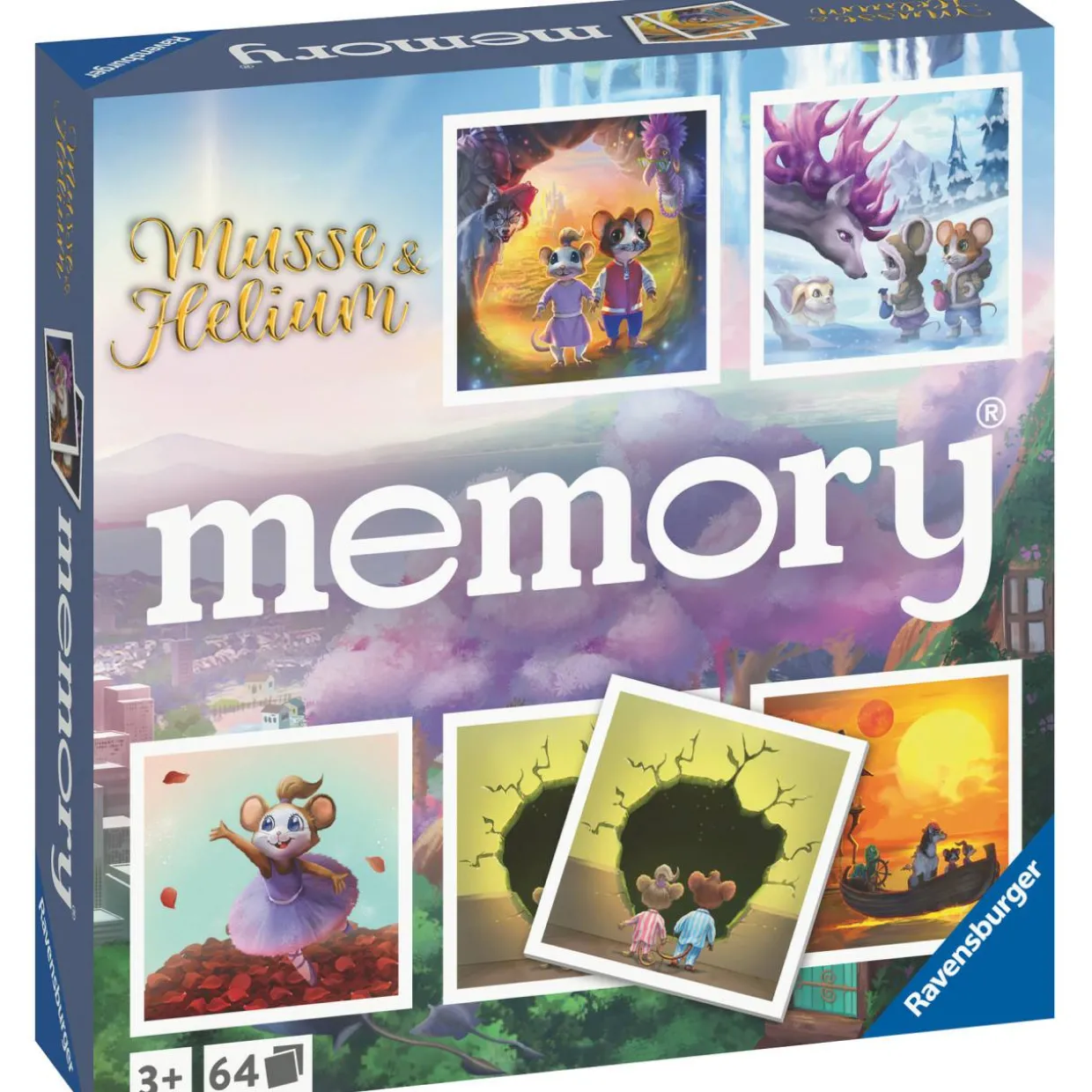 Muistipeli Ravensburger Musse & Helium memory