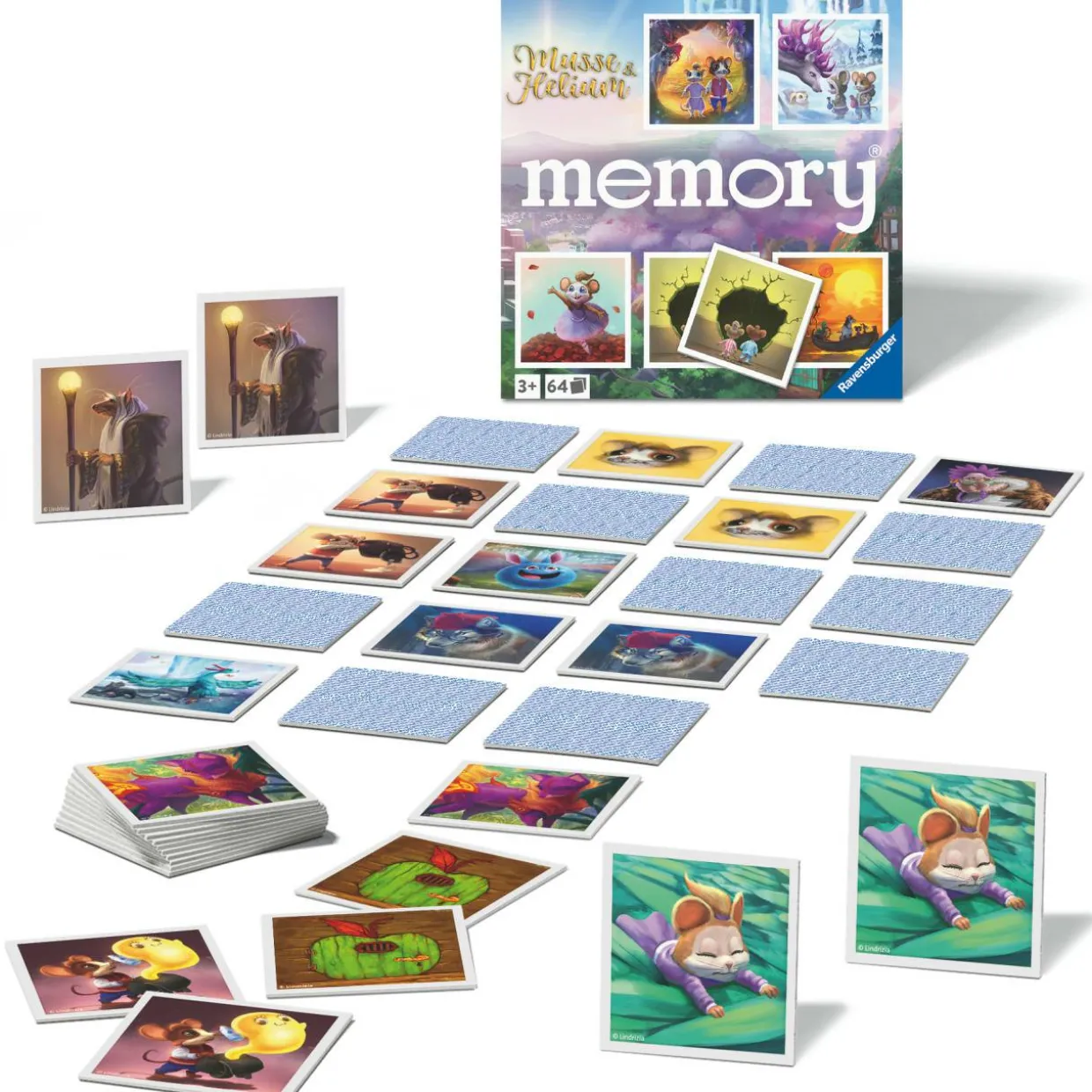 Muistipeli Ravensburger Musse & Helium memory