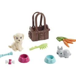 Muotinukke Barbie ja lemmikit