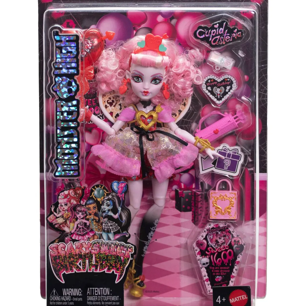 Muotinukke Monster High Cupid
