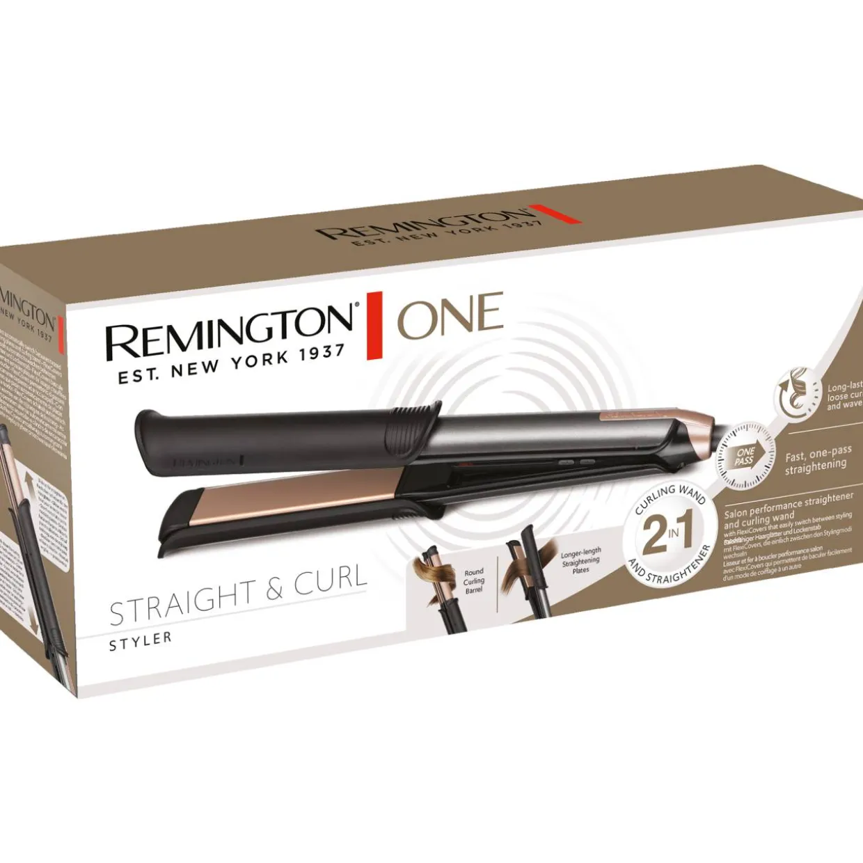 Muotoilurauta Remington ONE Straight & Curl S6077