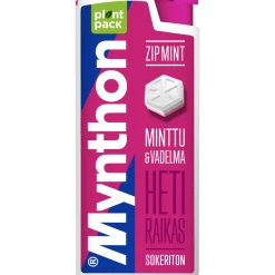 Mynthon 30 g Zip Mint Vadelma 2-layer
