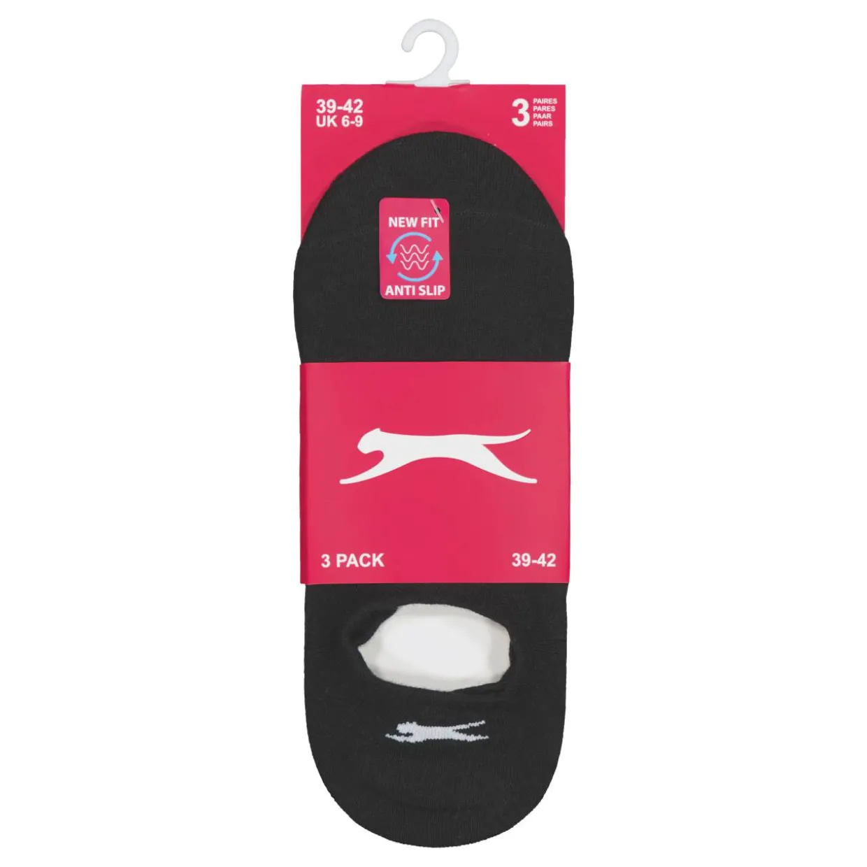 Naisten sukat Slazenger Invisibles 3 pr/pkt
