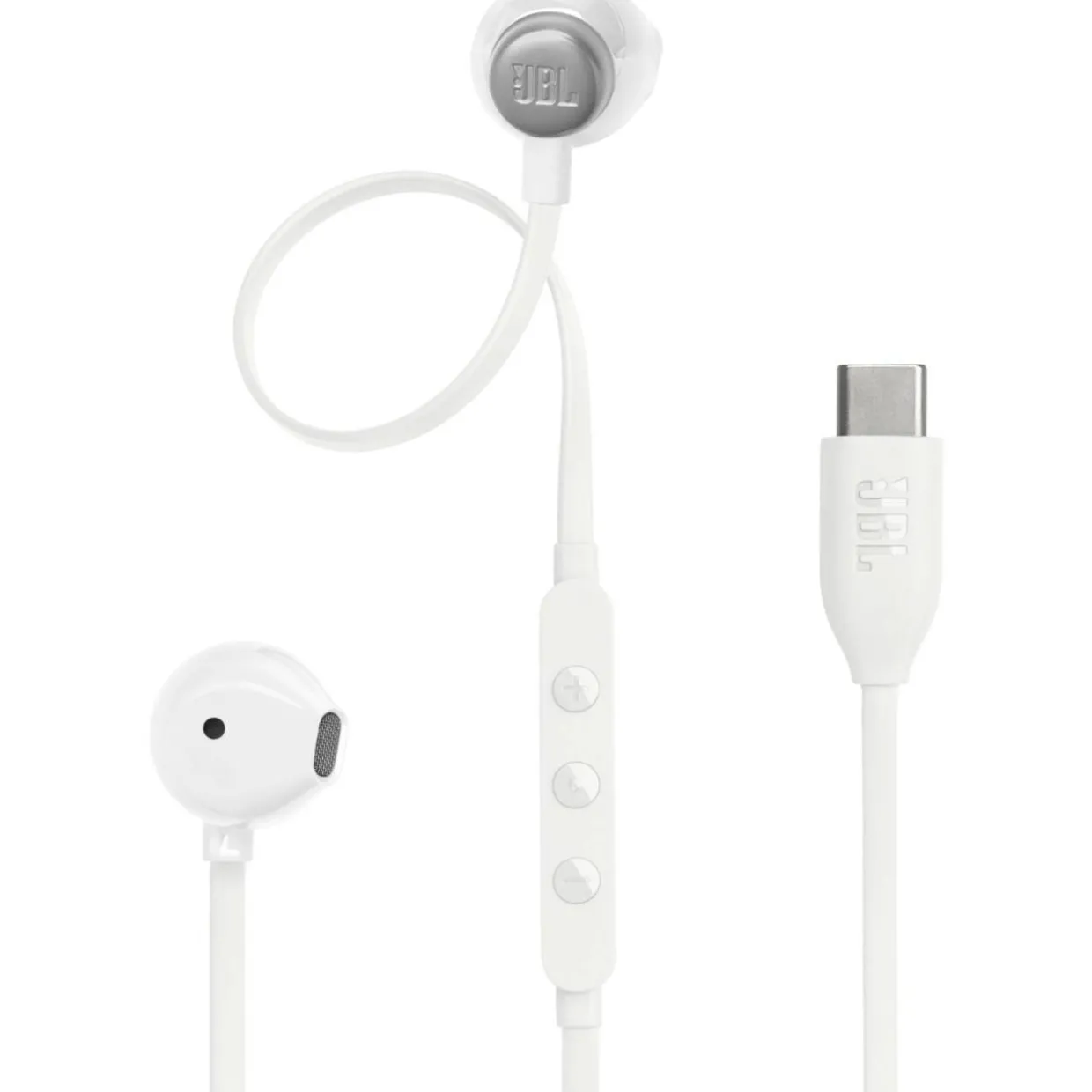 Nappikuulokkeet JBL Tune 305C, valkoinen