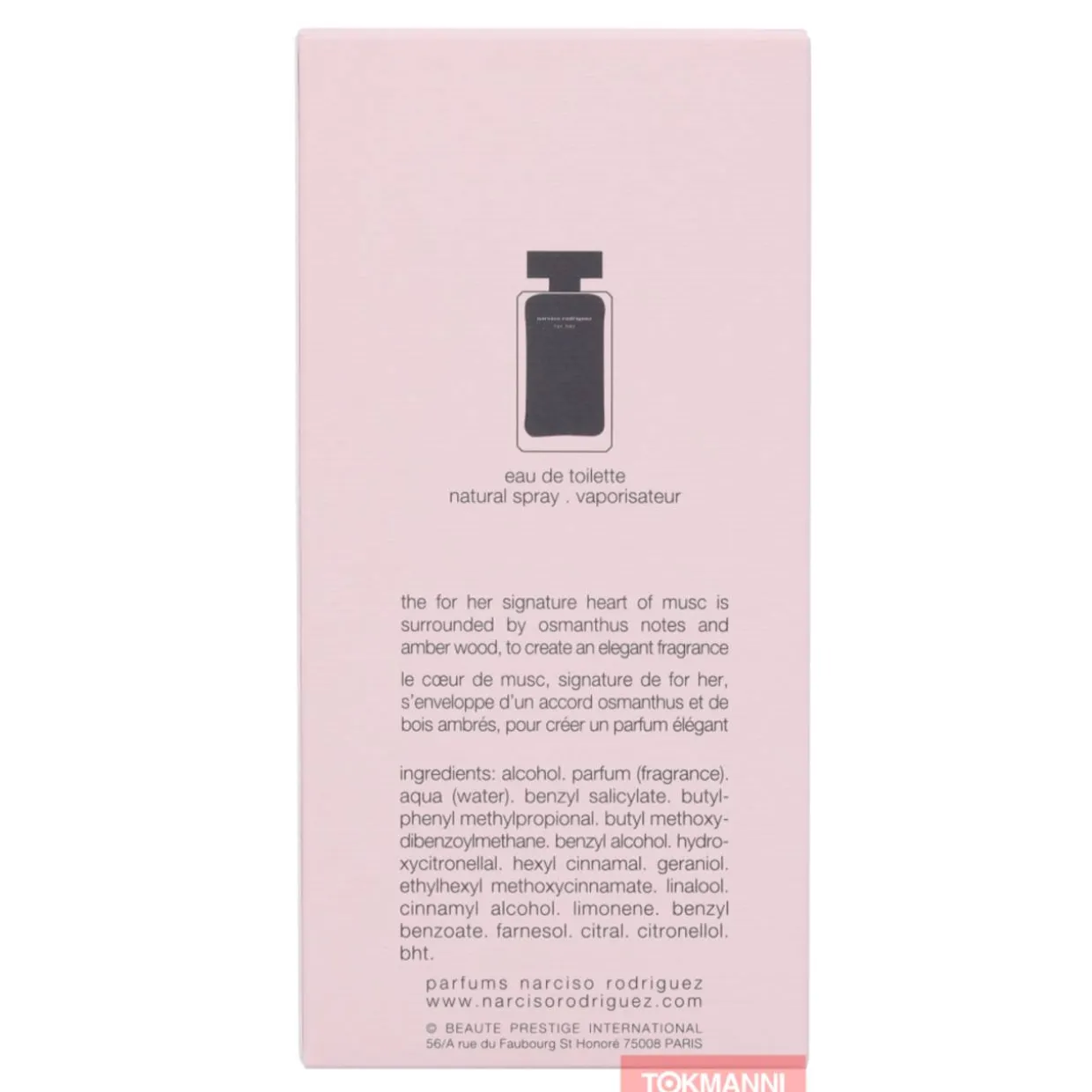 Narciso Rodriguez For Her Edt Spray 100ml
