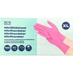 Nitriilikäsine Iisi 100 kpl pinkki