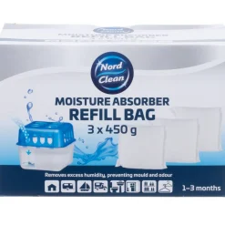 Nord Clean -kosteudenpoistajan täyttöpussi 450 g, 3 kpl/pkt
