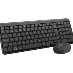 Näppäimistö ja hiiri Logitech MK250, Graphite