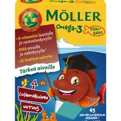 Omega-3 Möller 45 kpl Pikkukalat Cola