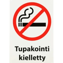 Opastekyltti - Tupakointi kielletty 20 x 30 cm