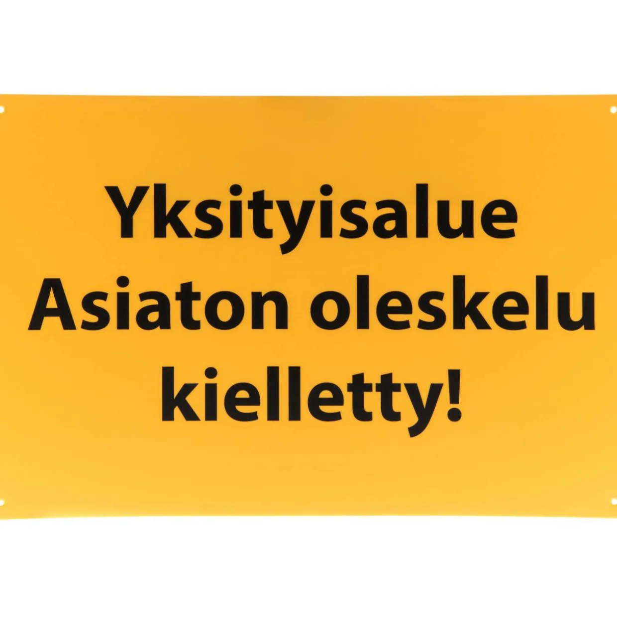 Opastekyltti yksityisalue 20 x 30 cm