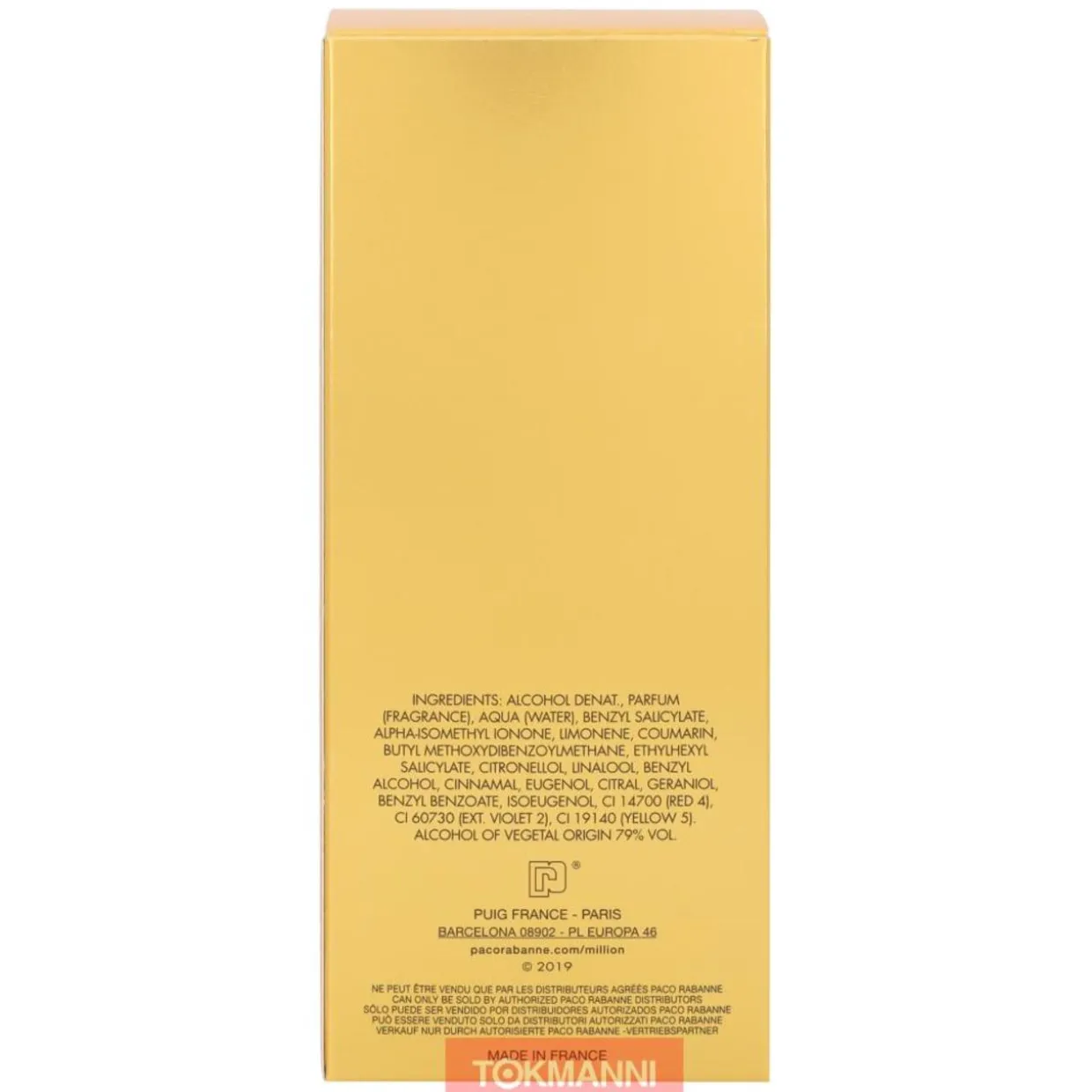 Paco Rabanne 1 Million Edp Spray 100ml