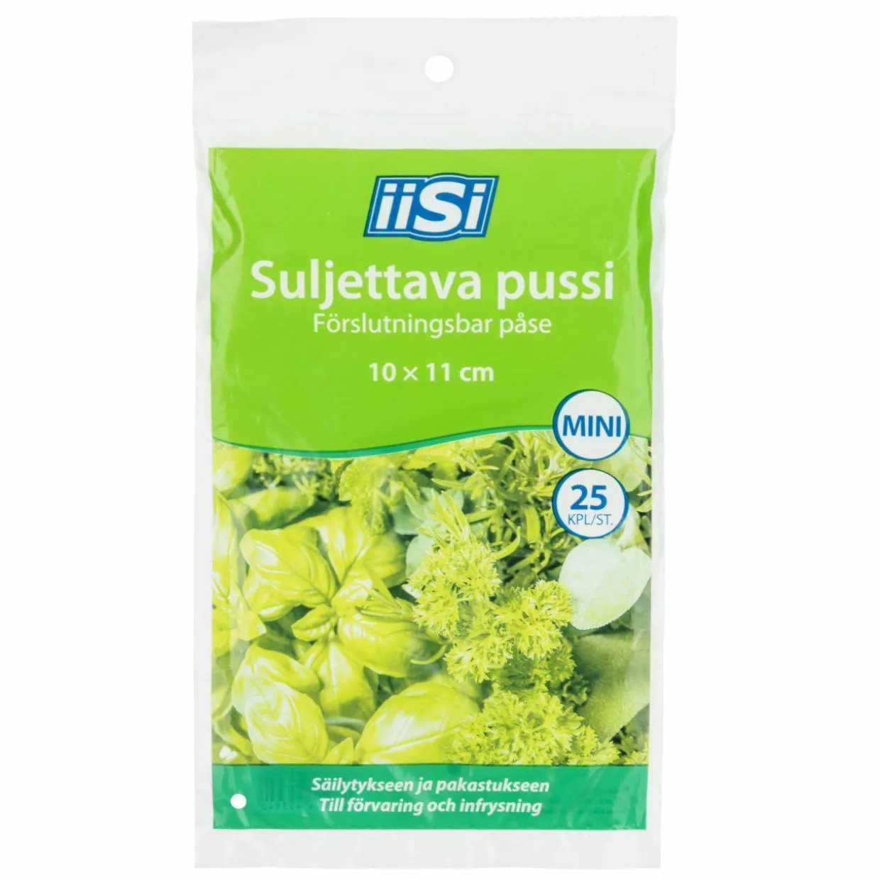 Pakastuspussi 0,2 l 25 kpl suljettava