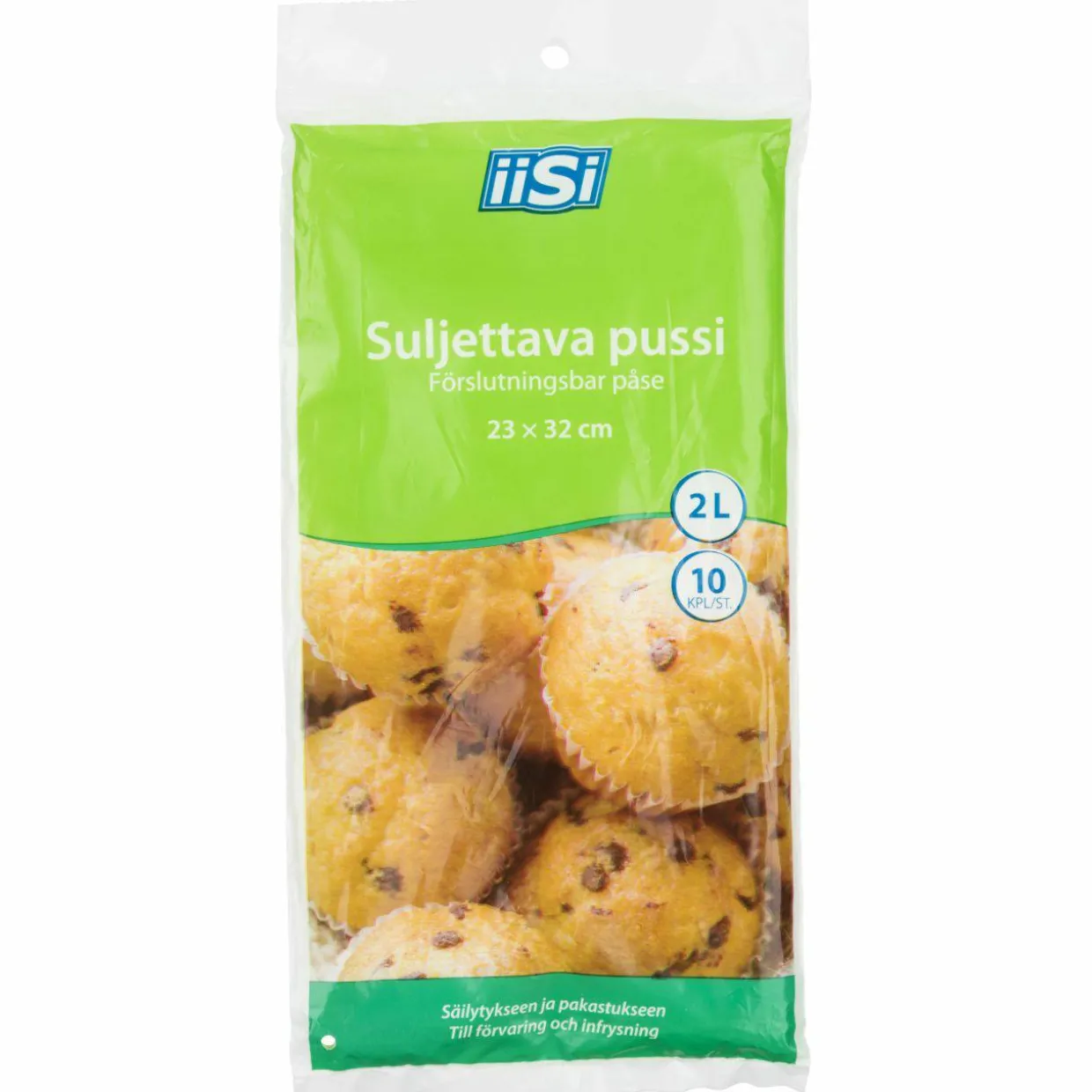 Pakastuspussi 2 l 10 kpl suljettava