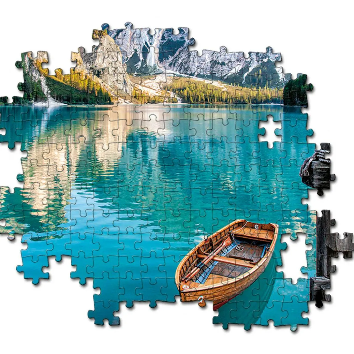 Palapeli Clementoni 500 palaa Braies Lake